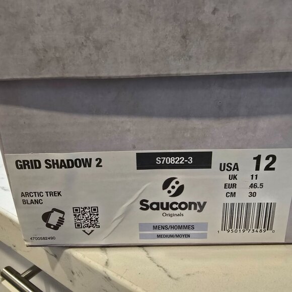 Saucony x Colour Plus Companie Grid Shadow 2 ‘Arctic Trek’ Mens Size 12 Sneakers - Picture 10 of 11